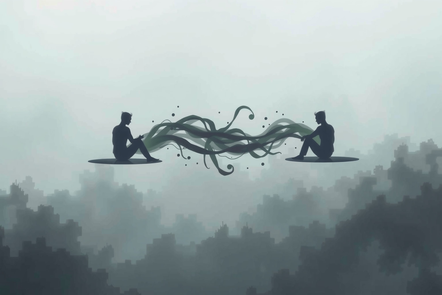 Sognare di sedersi lontano indica distanza emotiva e conflitti nascosti.