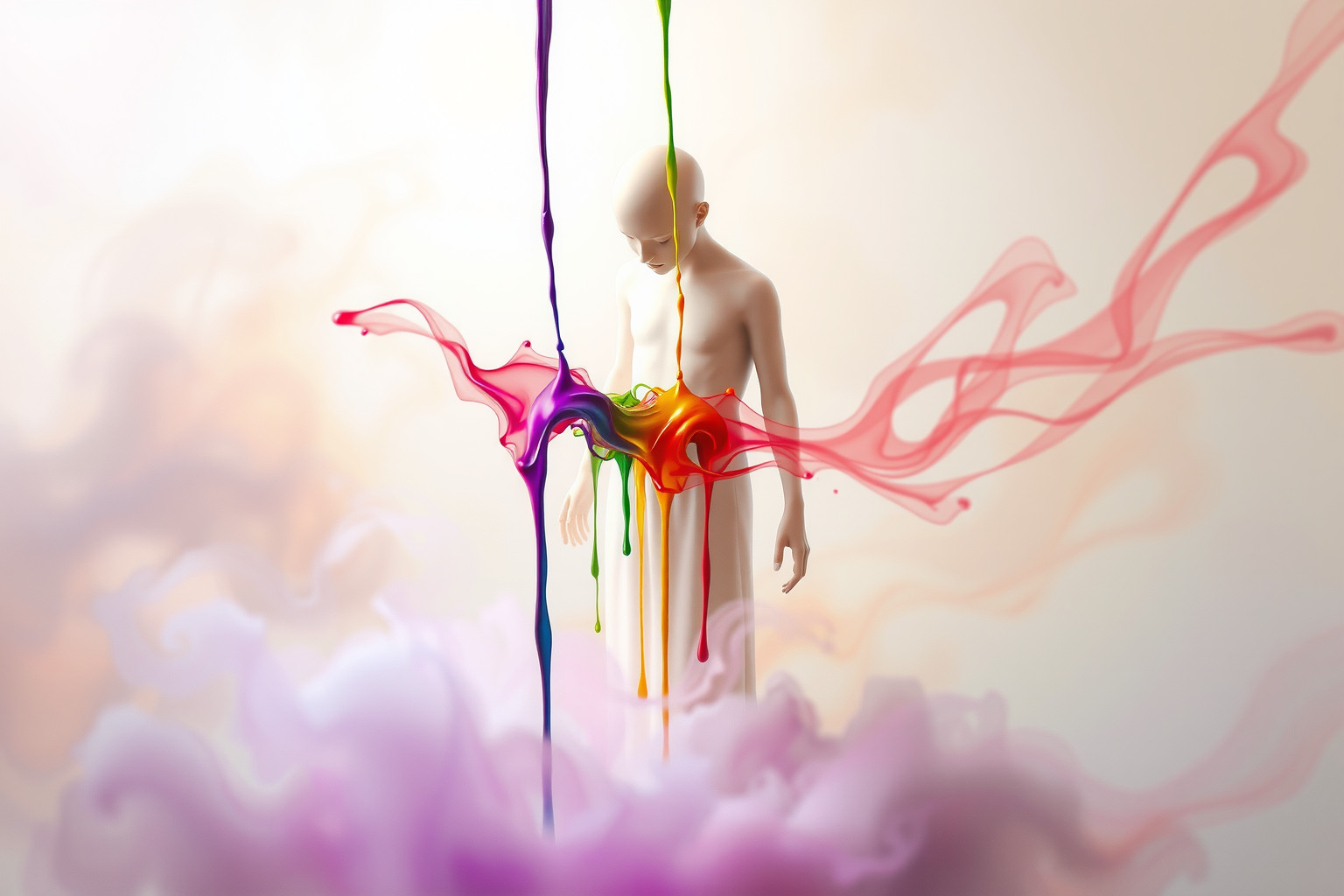 Sognare vernice che sgocciola simboleggia tensioni creative represse.