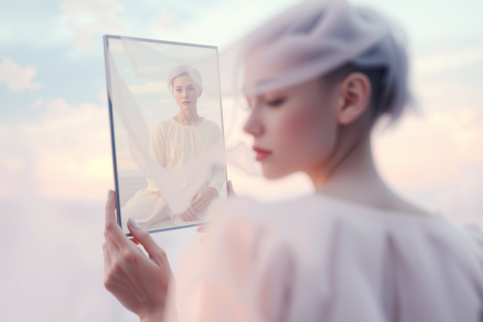 Sognare specchi senza riflesso simboleggia perdita d’identità profonda.