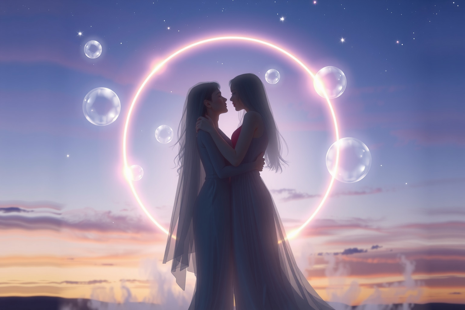 Sognare un matrimonio nella cerchia indica nuove alleanze sociali.