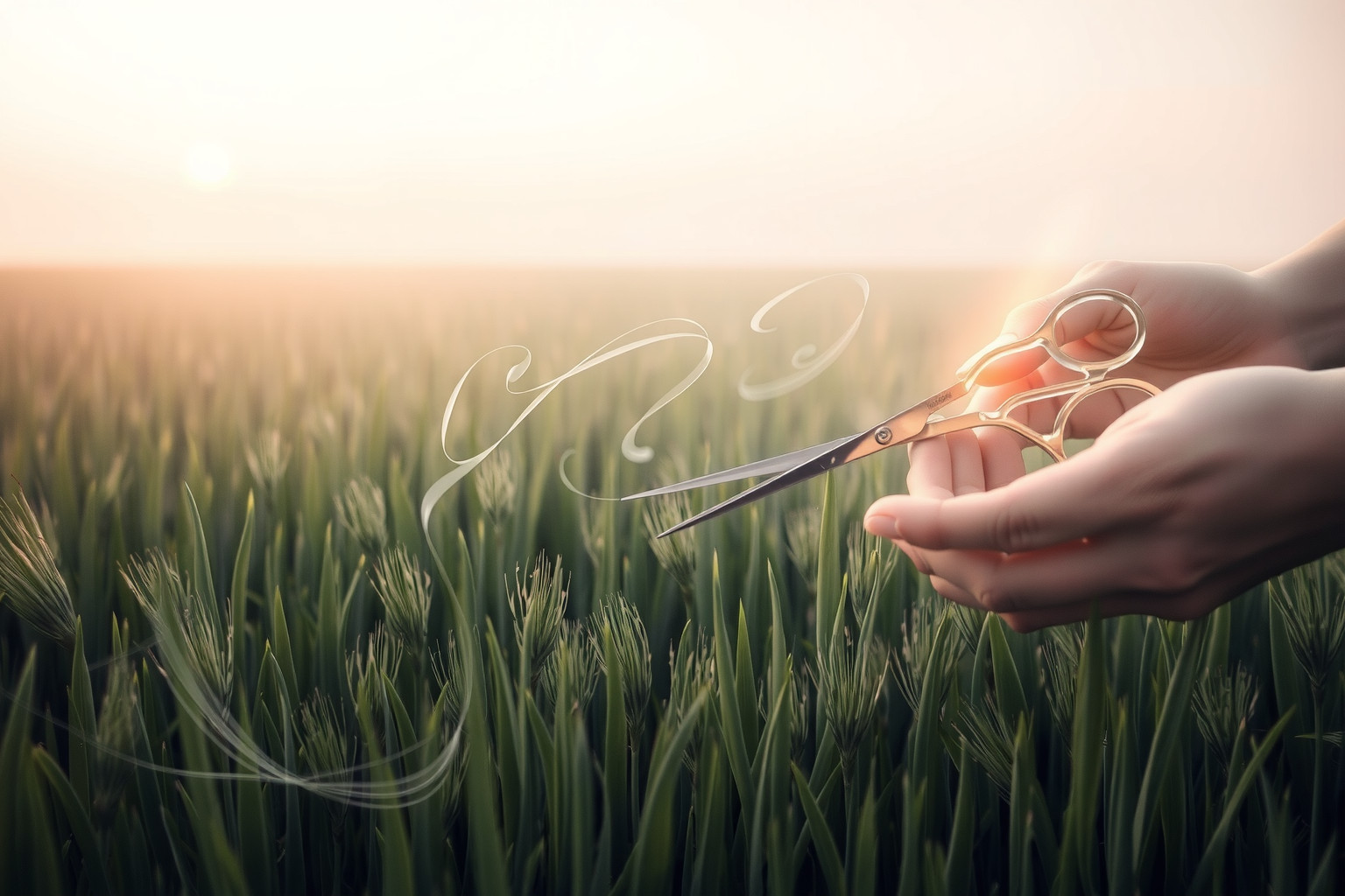 Sognare erba corta riflette il desiderio di controllo assoluto.