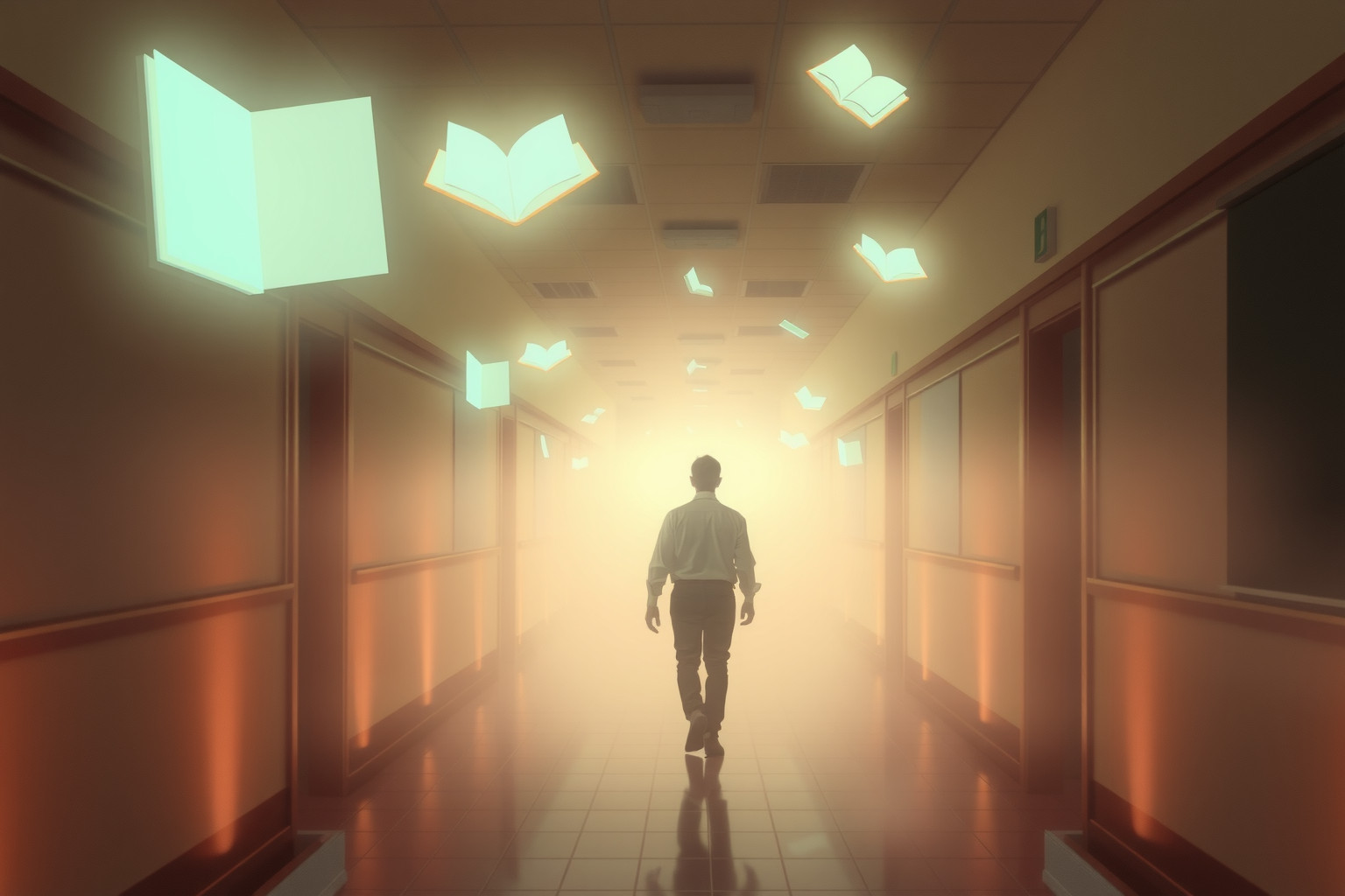 Sognare la scuola da adulti riflette nostalgia e sete di conoscenza.