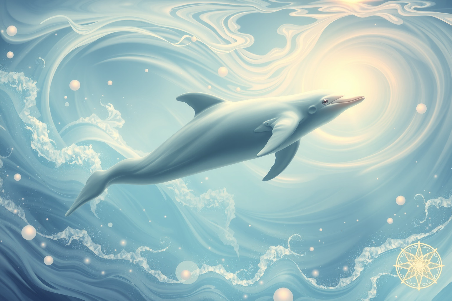 Sognare di diventare un delfino simboleggia libertà e intuizione profonda.