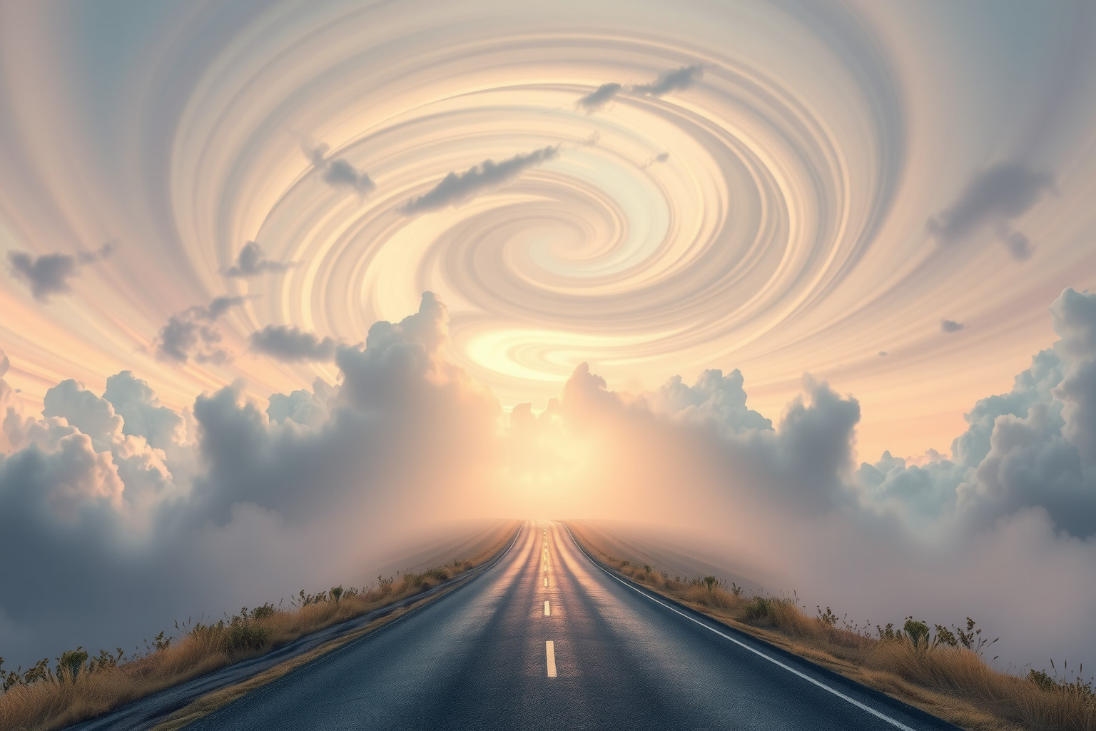 Sognare una strada che si inclina indica cambiamenti improvvisi nella vita.