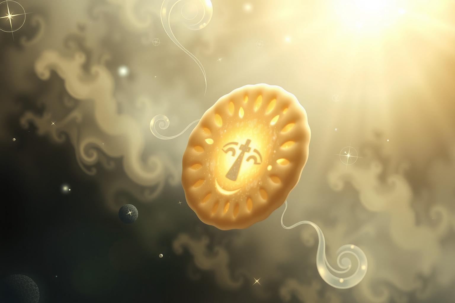 Sognare un'ostia parlante simboleggia una rivelazione spirituale profonda.