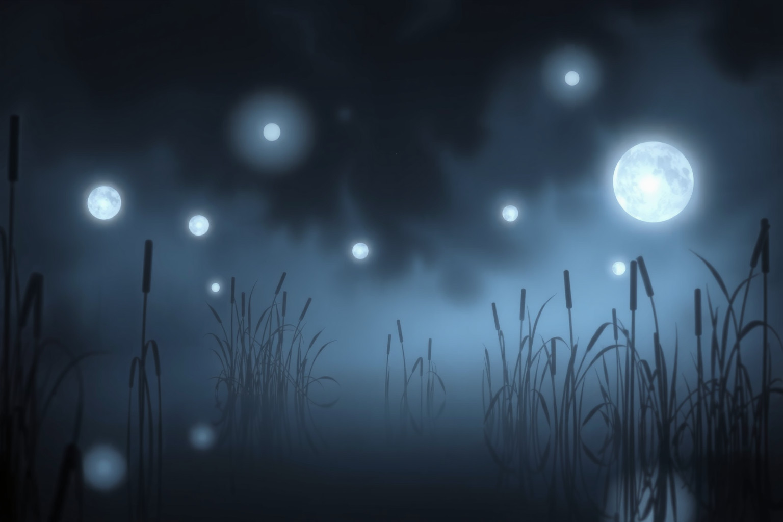 Sognare luci misteriose nella torbiera simboleggia guida spirituale nascosta.