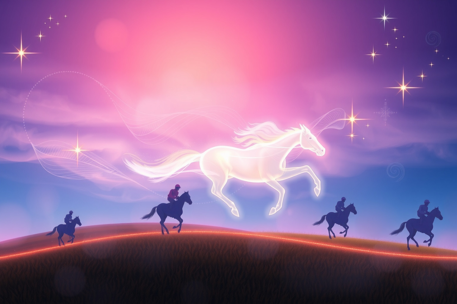 Sognare un fantino simboleggia ambizione e spirito competitivo interiore.