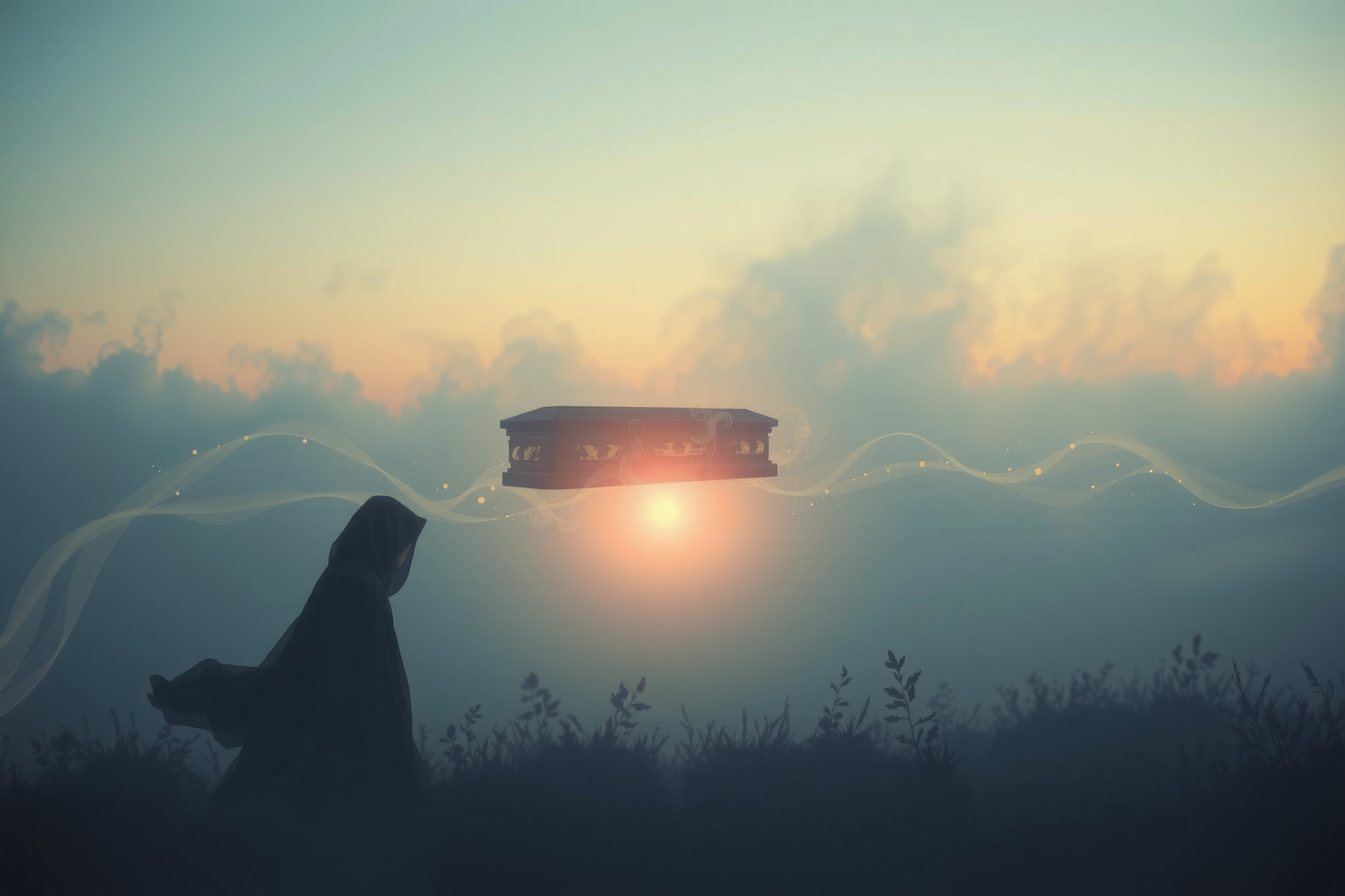 Sognare un portatore di bara simboleggia trasformazioni e nuovi inizi.