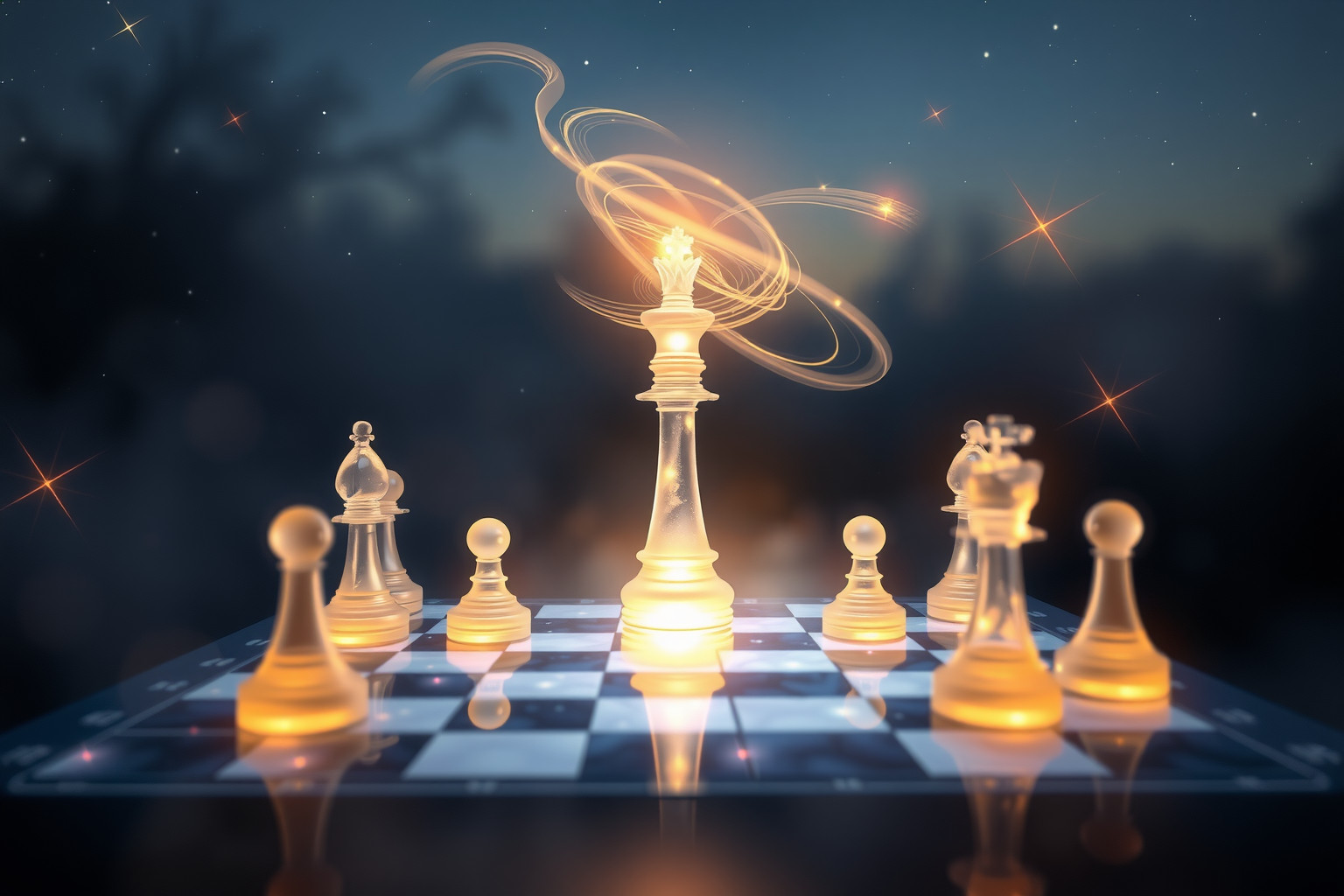 Sognare vittoria a scacchi simboleggia strategie vincenti e trionfi.