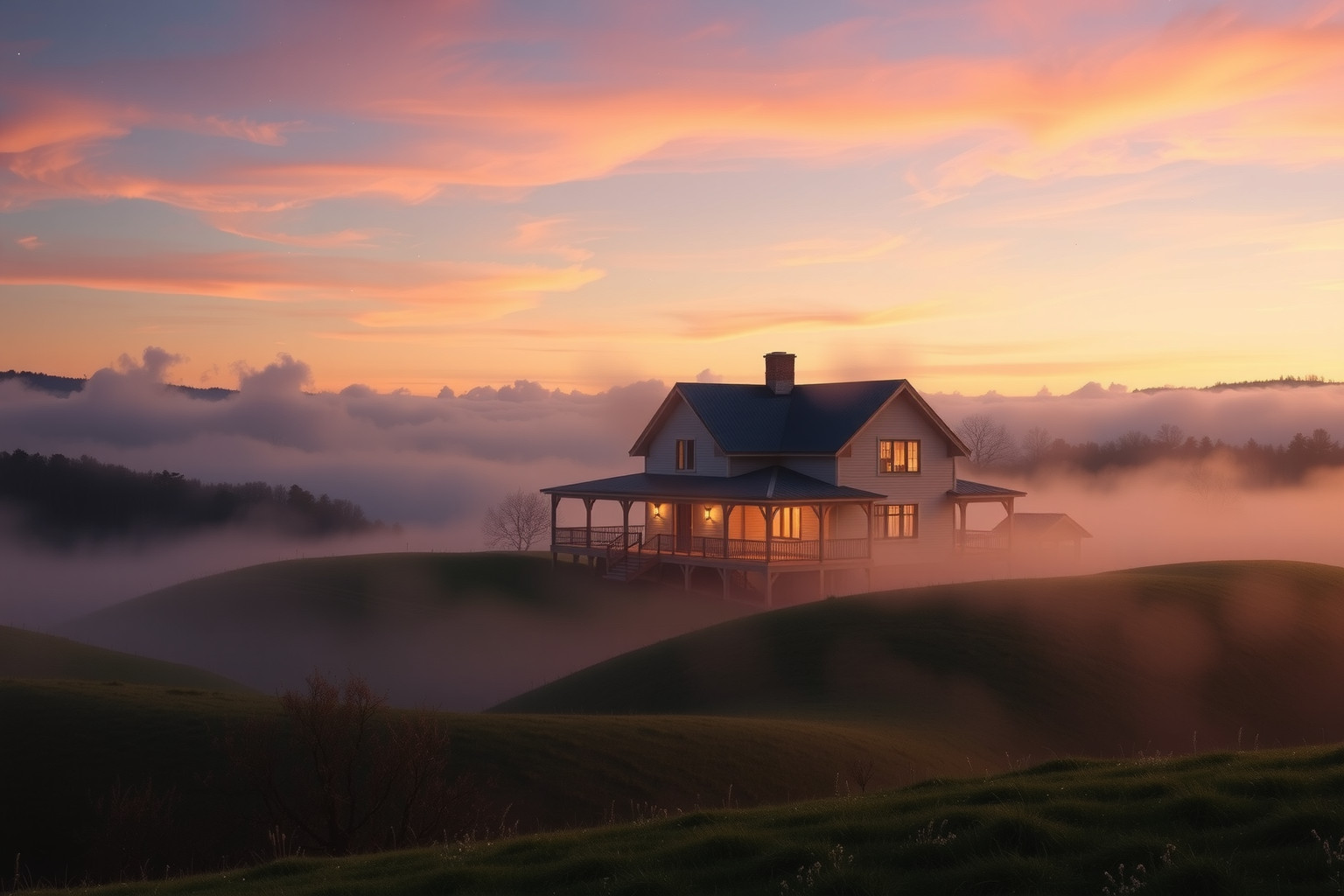 Sognare una casa colonica simboleggia radici profonde e stabilità emotiva.