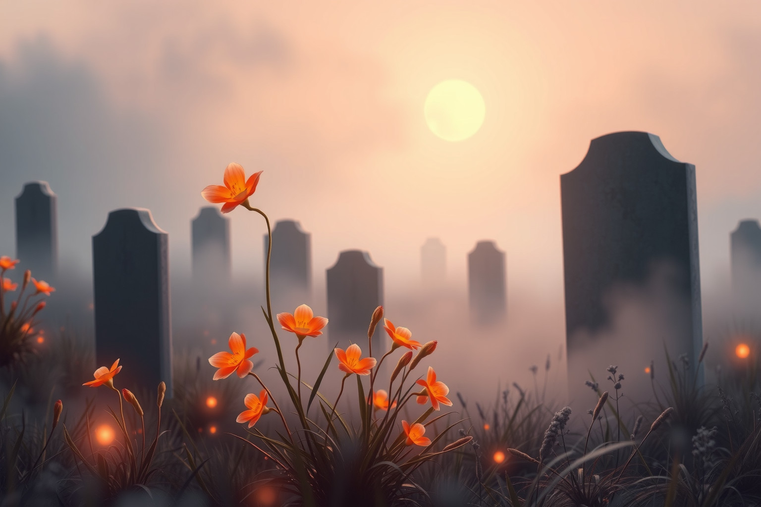 Sognare fiori d'arancio amaro in cimitero simboleggia perdono e rimpianti.