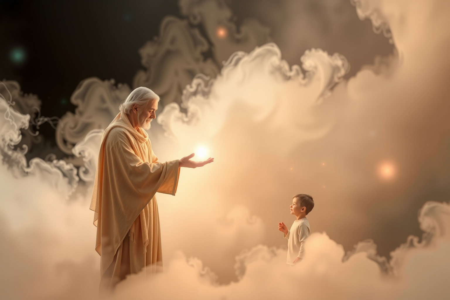 Sognare il padre adottivo che insegna simboleggia guida e apprendimento.