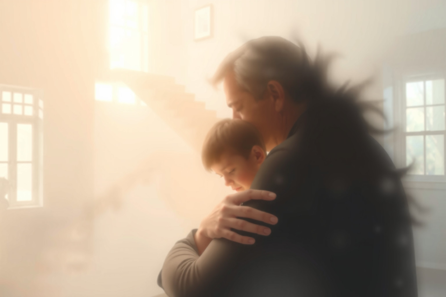 Sognare il padre adottivo in casa simboleggia sicurezza e radici profonde.