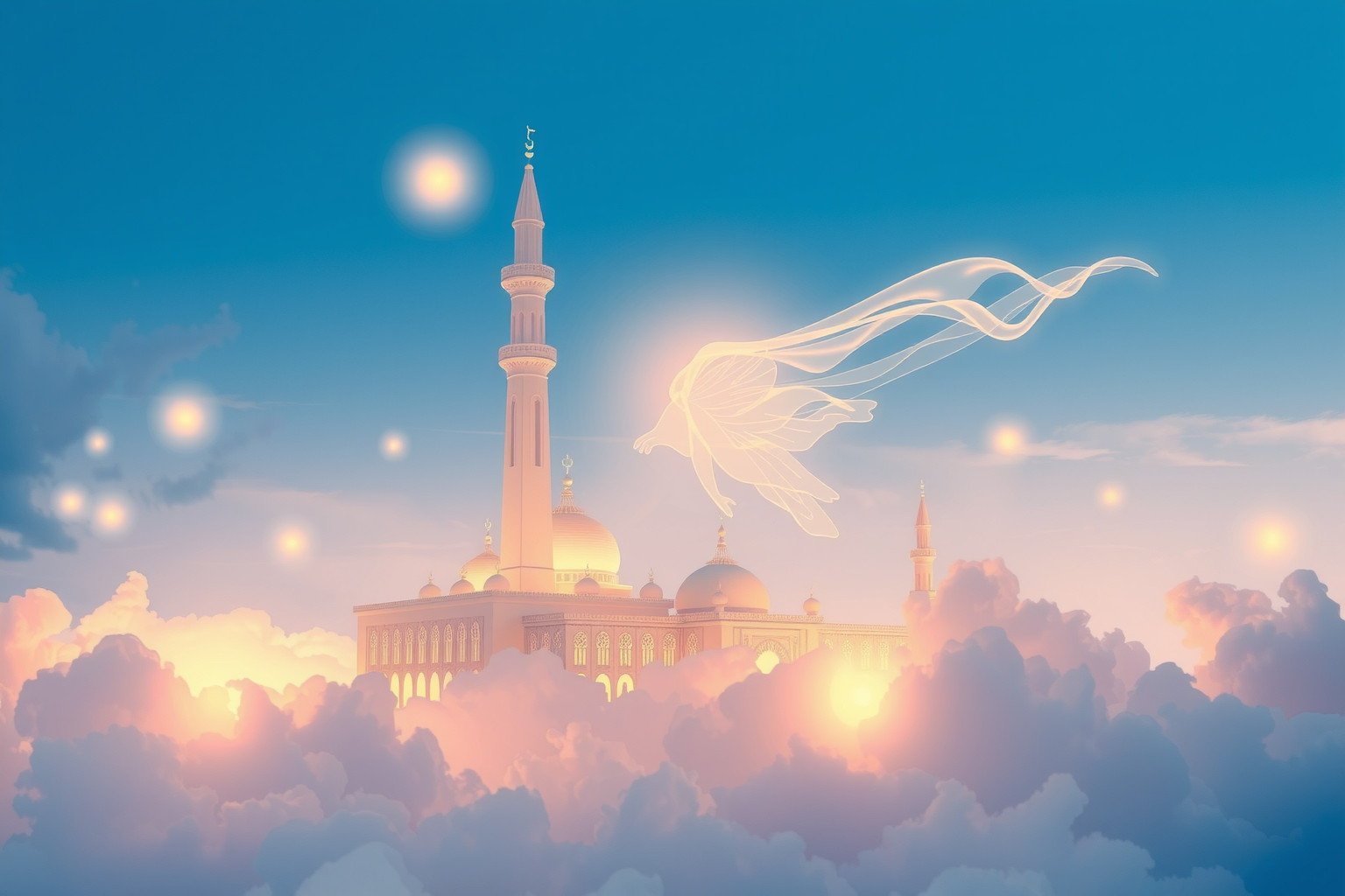 Sognare Maometto che costruisce una moschea simboleggia devozione e unità.