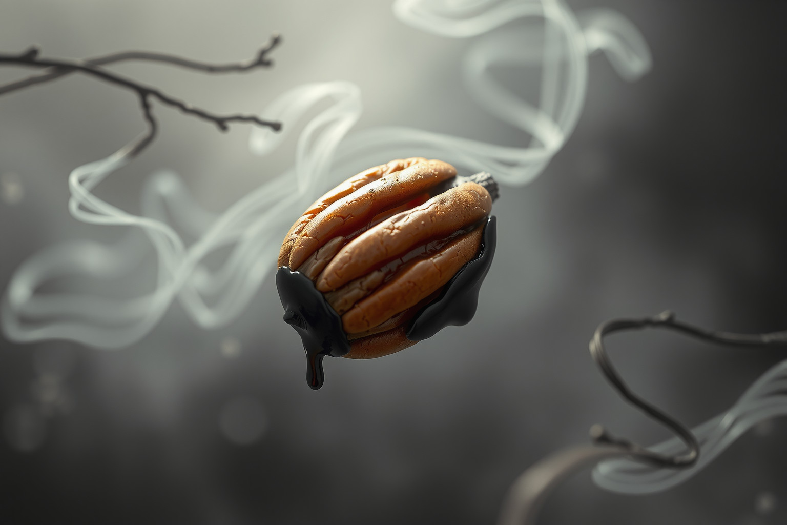 Sognare noci di pecan marce indica tradimenti nascosti e insidie future.