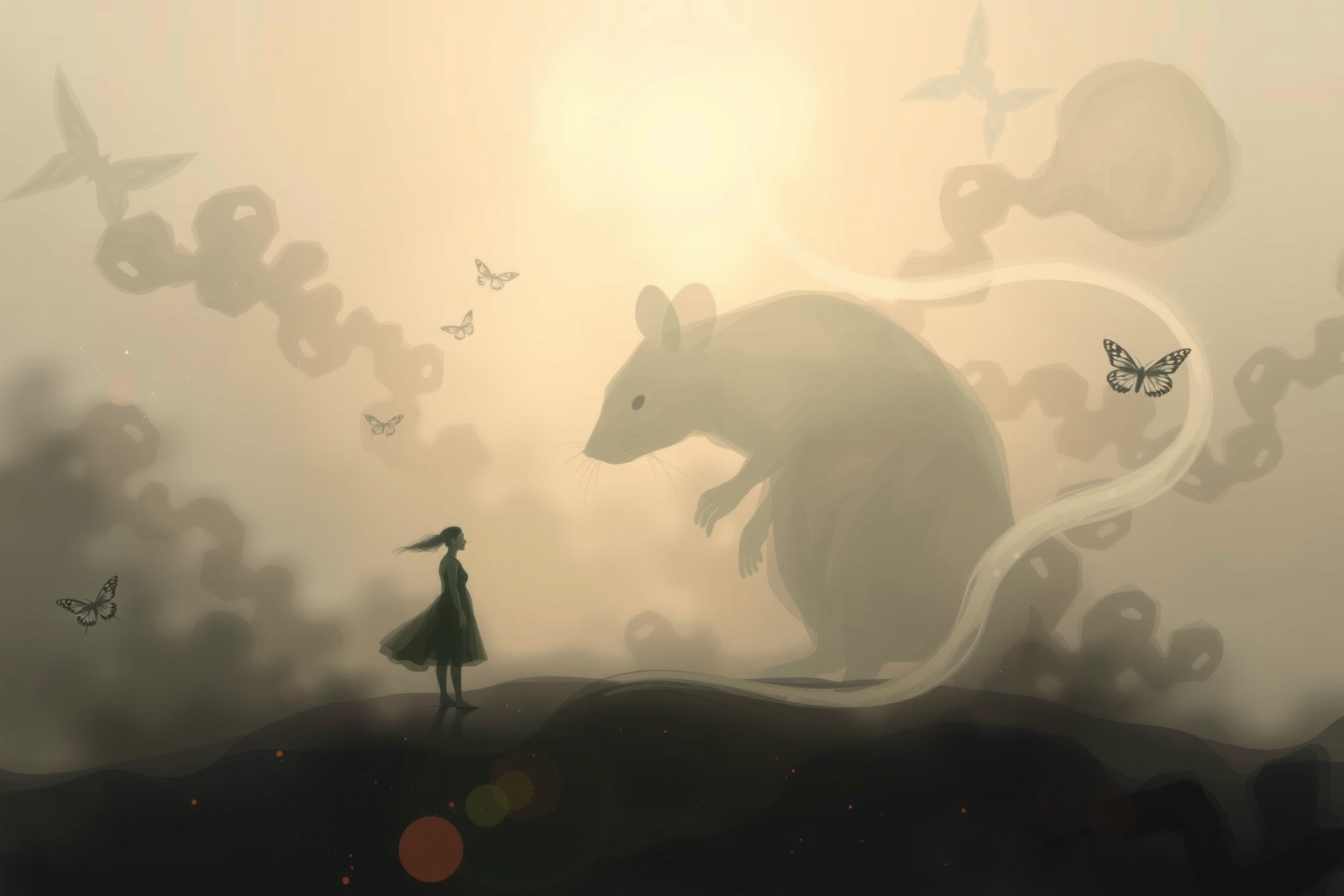 Sognare topi giganti riflette ansie amplificate e sfide opprimenti.