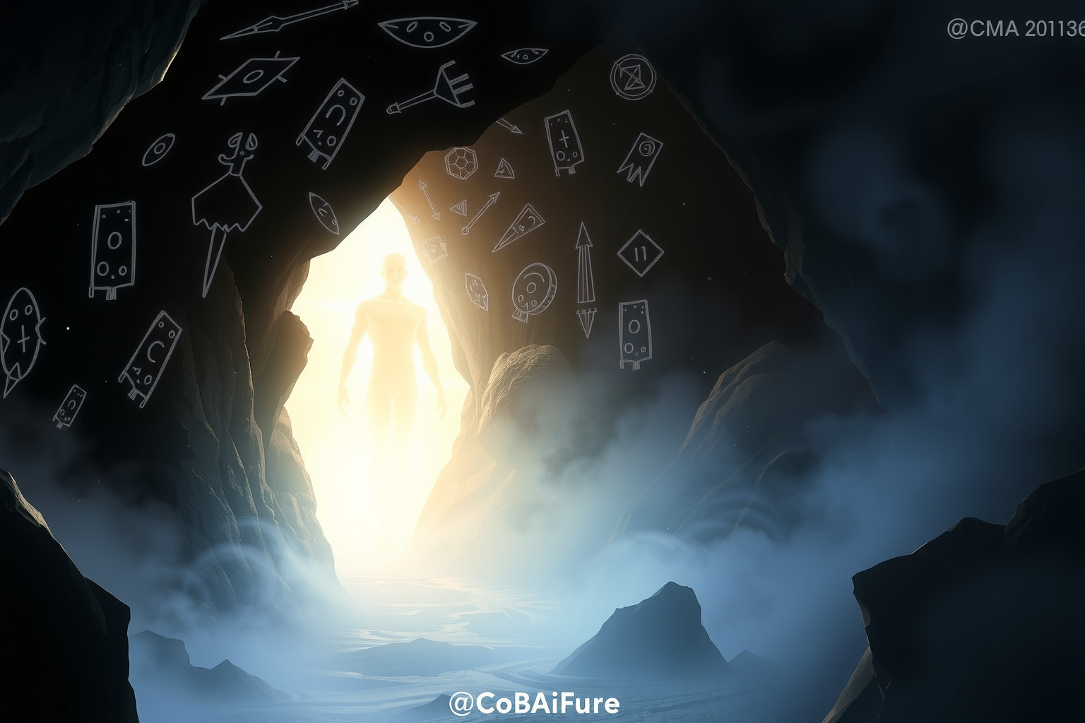 Sognare un abitante della caverna che resuscita simboleggia rinascita interiore.