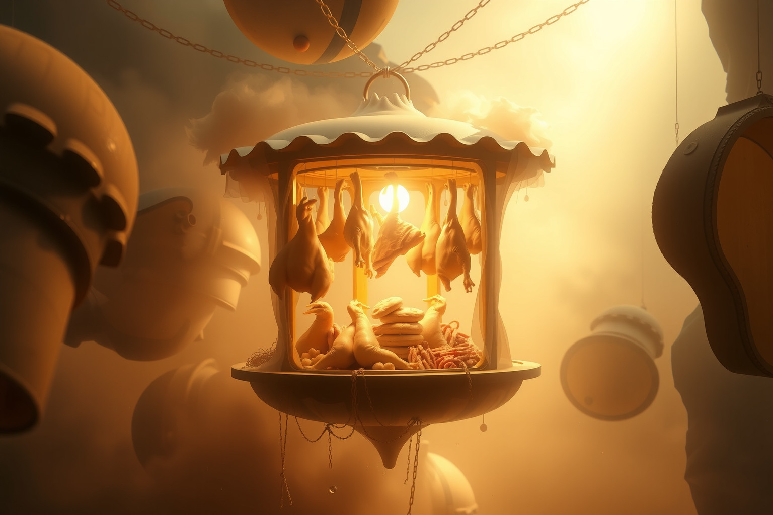 Sognare pollo abbondante simboleggia prosperità e nuove opportunità.