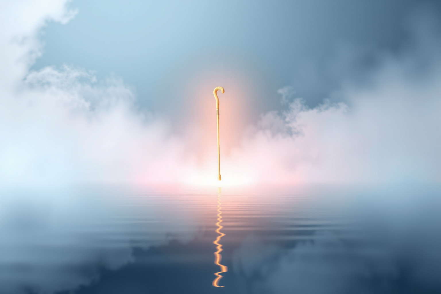 Sognare un bastone che galleggia simboleggia leggerezza e libertà.