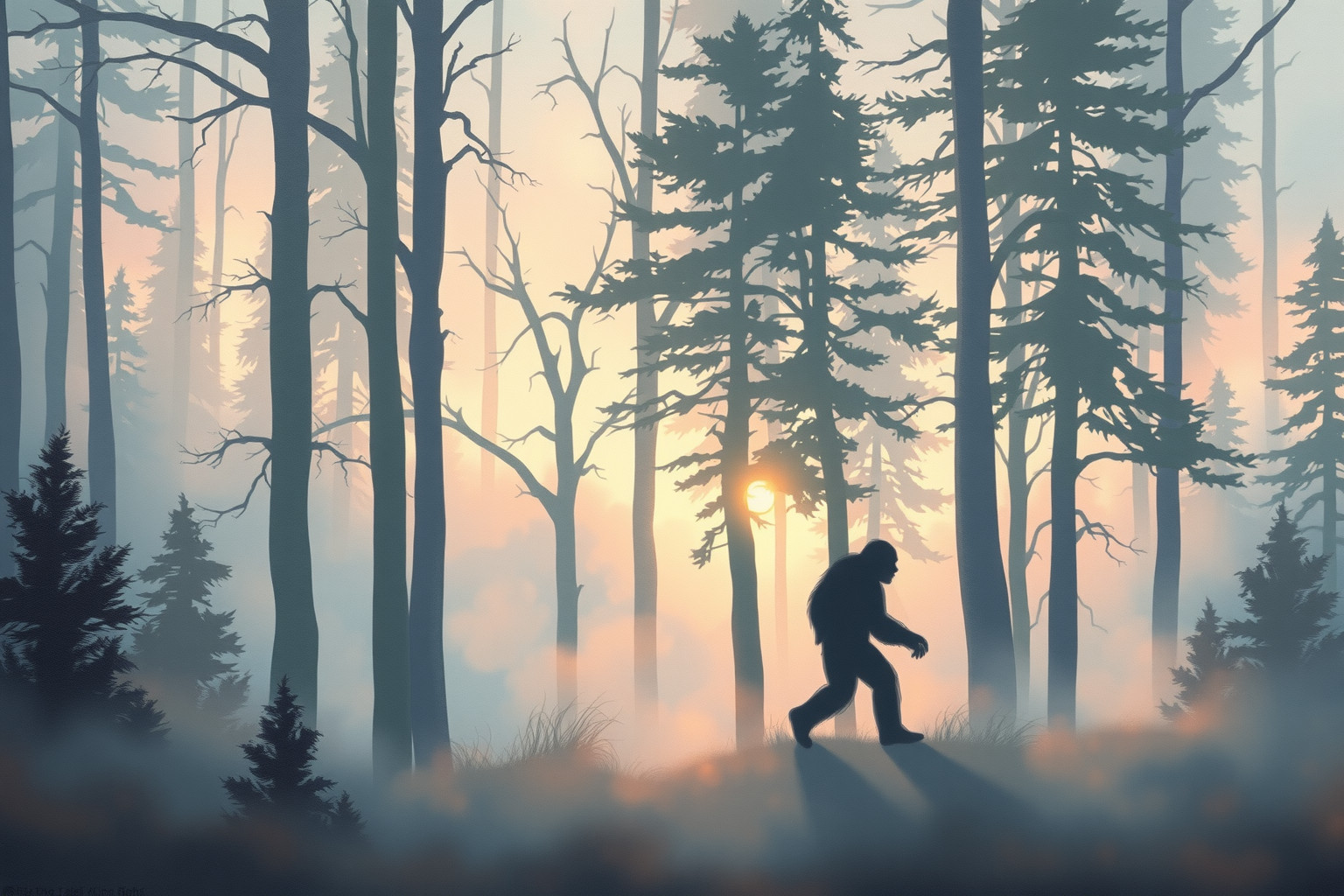 Sognare Bigfoot simboleggia misteri nascosti e forza primordiale.