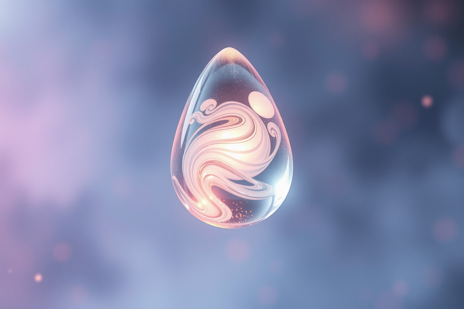 Sognare cristallo con liquido misterioso rivela segreti nascosti interiori.