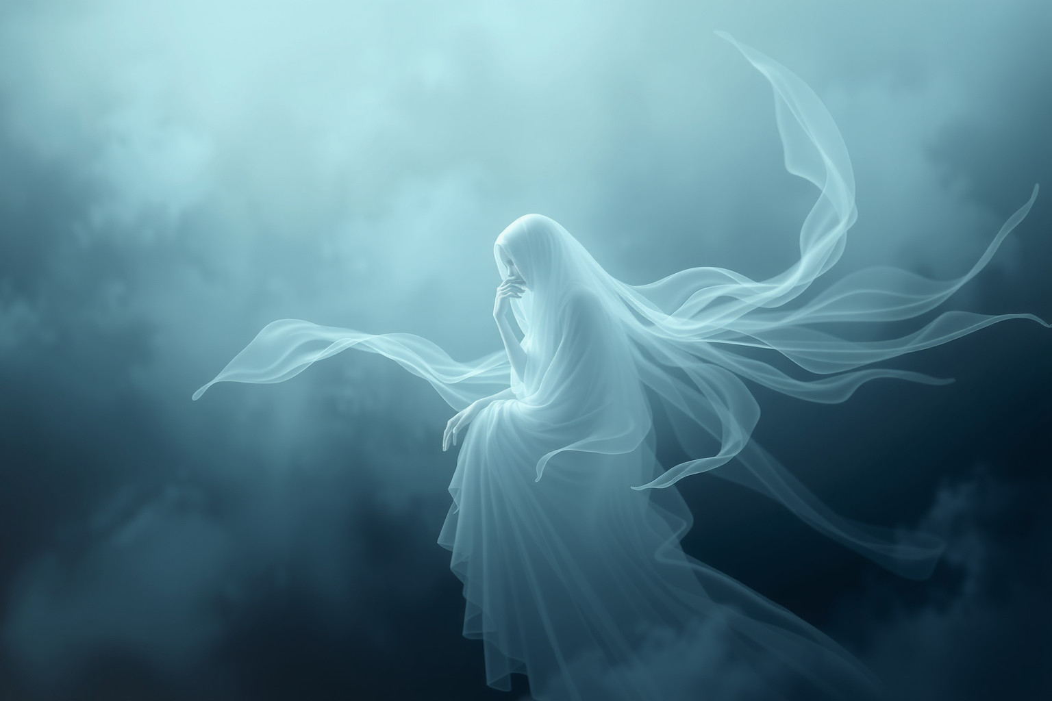 Sognare un defunto triste indica rancori irrisolti e dolore interiore.