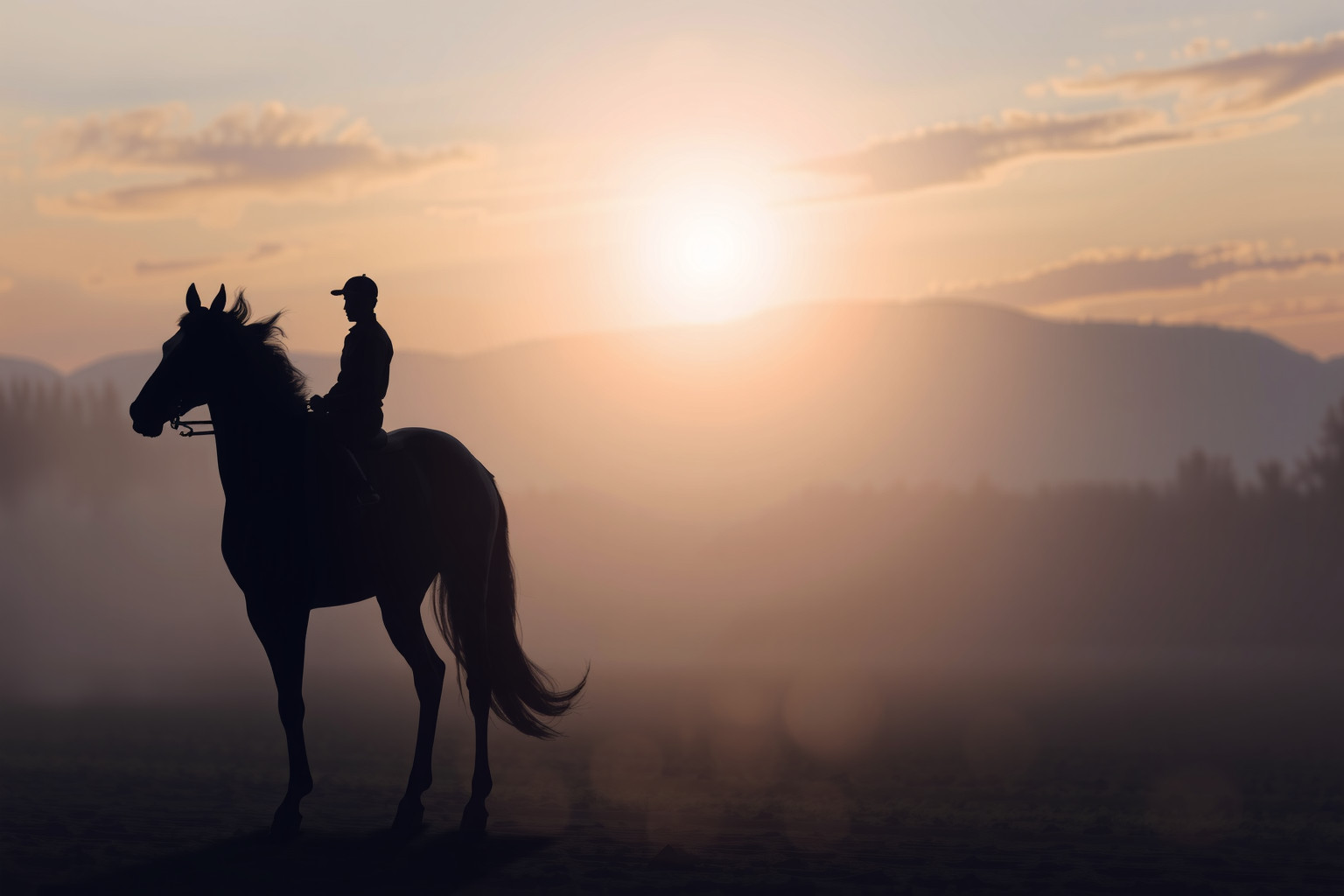 Sognare un fantino solo simboleggia introspezione e solitudine profonda.