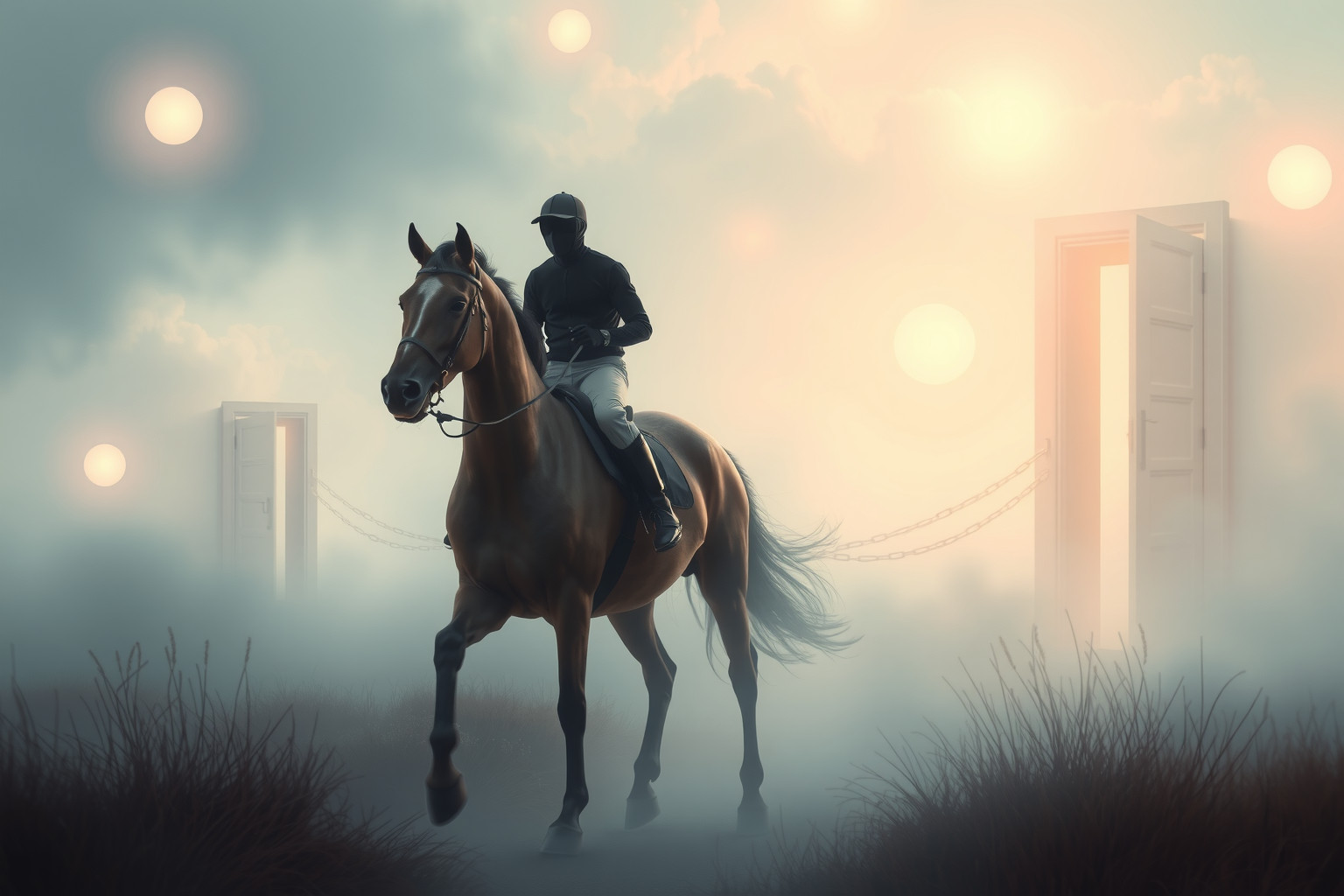 Sognare un fantino sconosciuto segnala nuove sfide e opportunità.