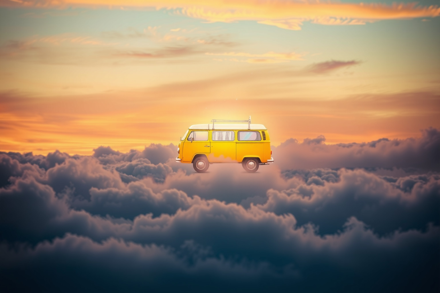 Sognare un furgone giallo simboleggia energia e creatività in crescita.