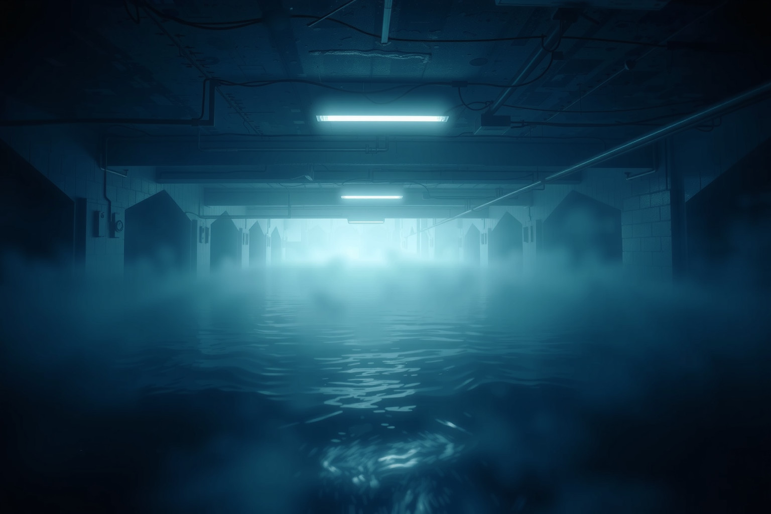 Sognare un garage sotterraneo allagato rappresenta emozioni represse.