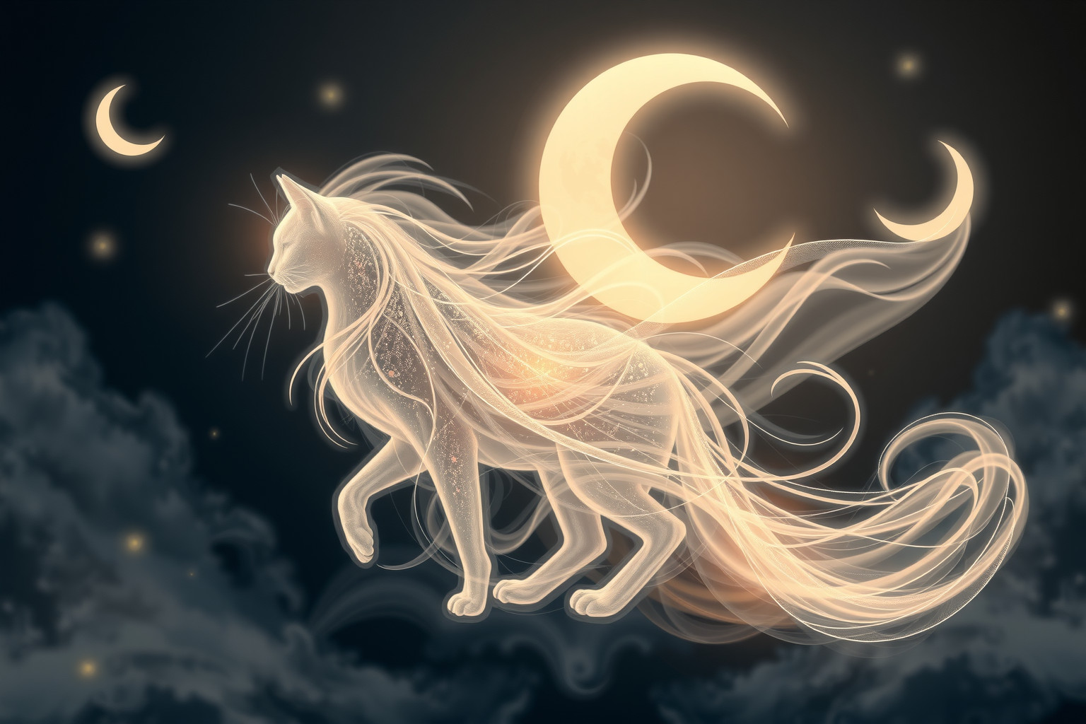 Sognare un gatto simboleggia intuizione, indipendenza e mistero profondo.