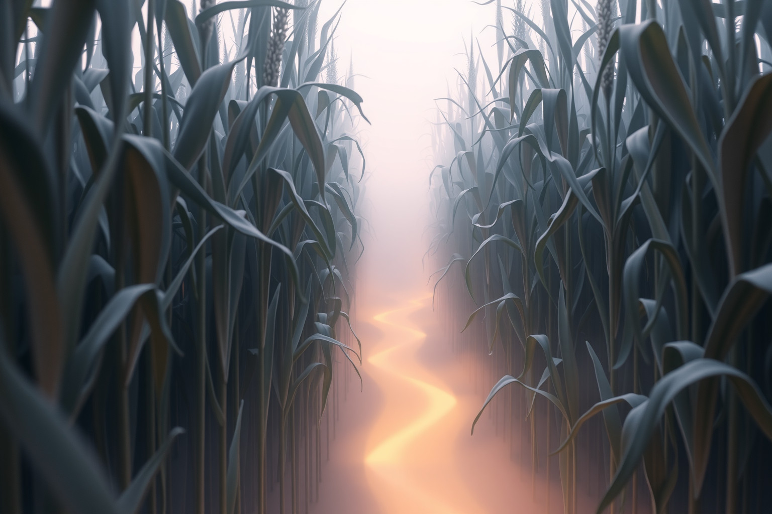 Sognare un labirinto di mais riflette paure di smarrimento interiore.