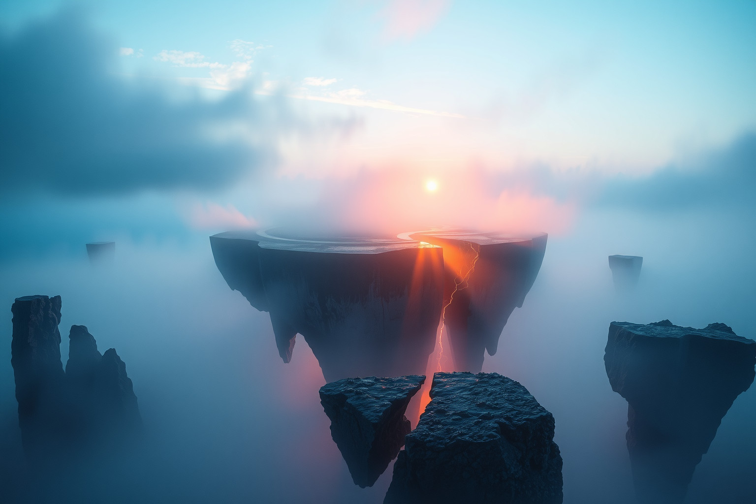 Sognare un mondo che crolla simboleggia paure di cambiamenti radicali.