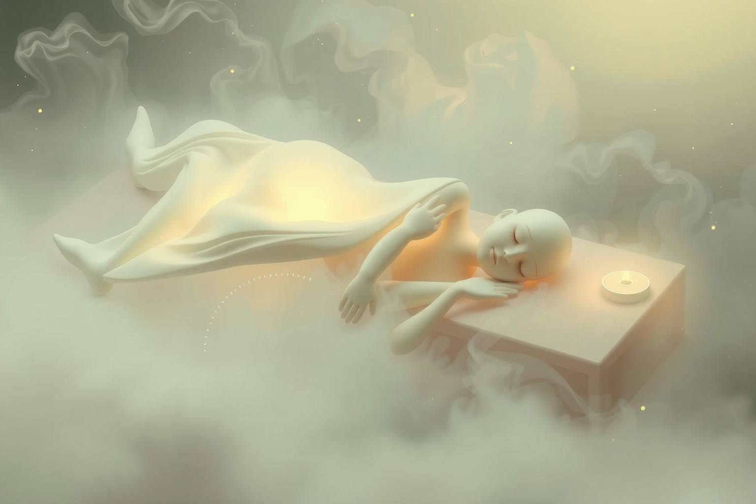 Sognare un portatore di bara che dorme simboleggia inattesa pausa nella vita.