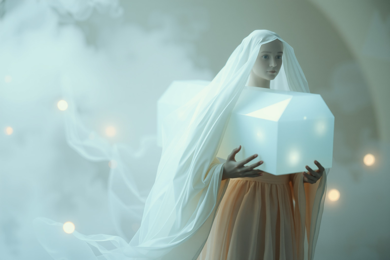 Sognare portatore di bara bianco simboleggia purezza e trasformazione interiore.