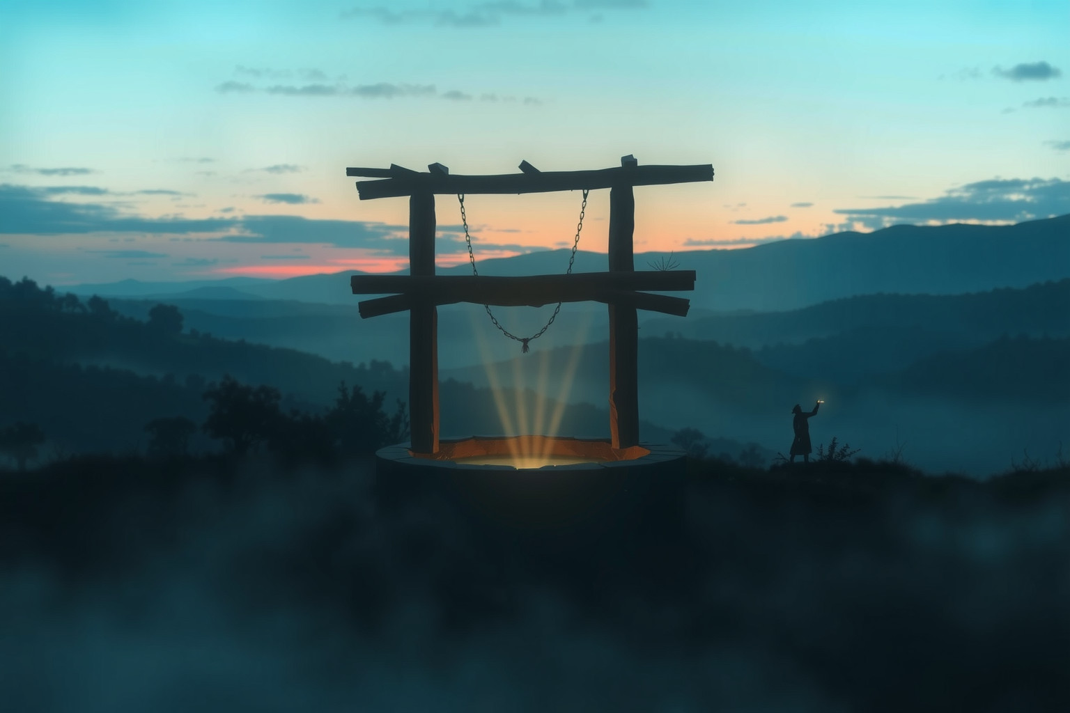 Sognare un pozzo in campagna simboleggia profondità emotive nascoste.