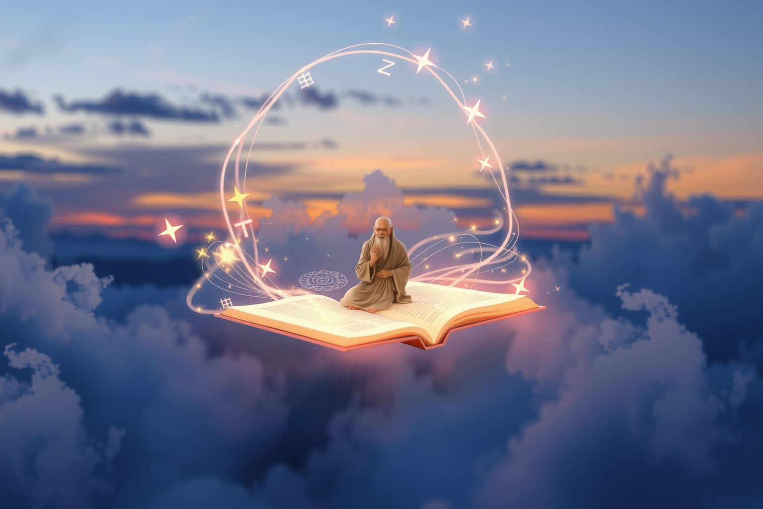 Sognare un saggio che legge indica ricerca di saggezza interiore.