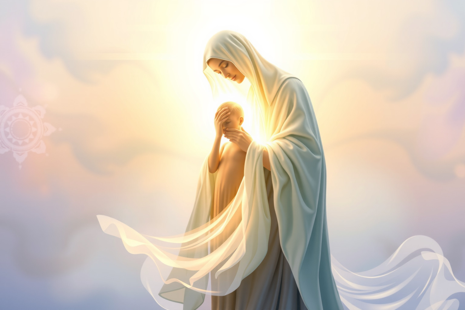 Sognare un saggio che ti protegge simboleggia guida e sicurezza interiore.