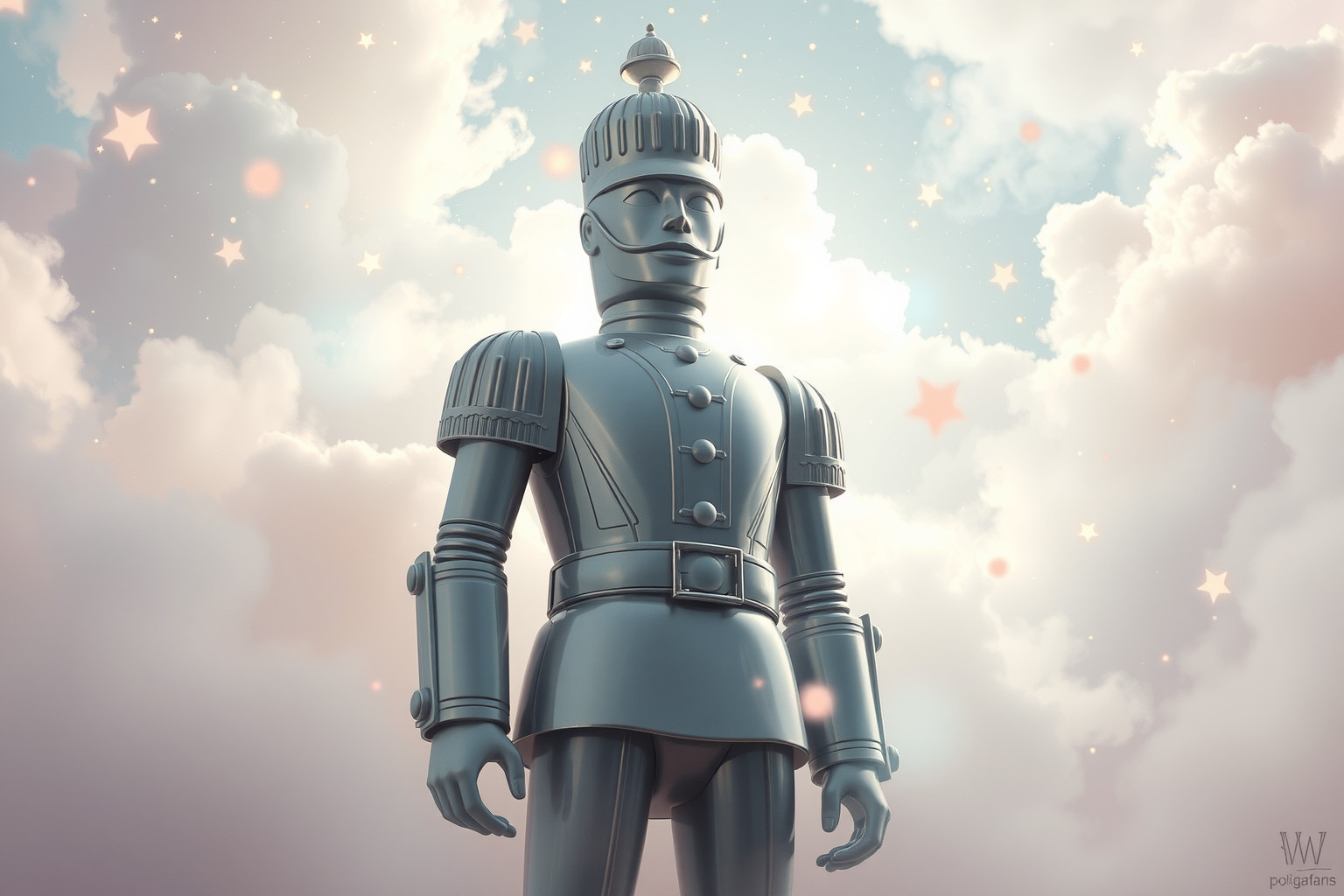 Sognare un soldatino di stagno gigante simboleggia protezione e forza interiore.