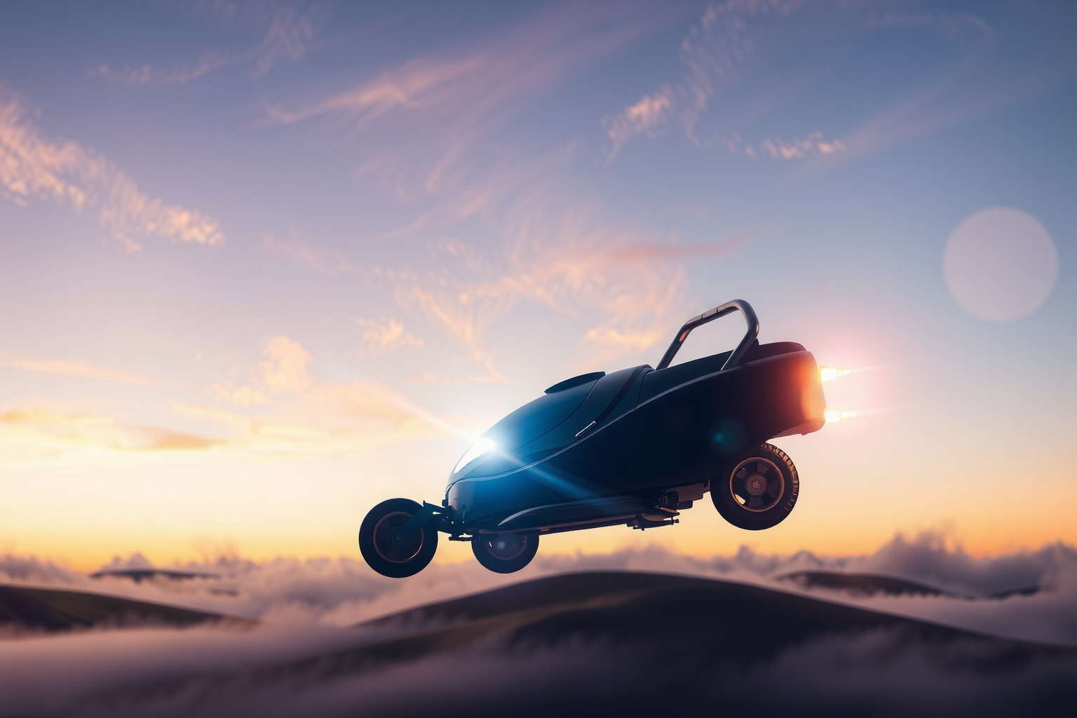 Sognare un tagliaerba volante simboleggia aspirazioni oltre i limiti.