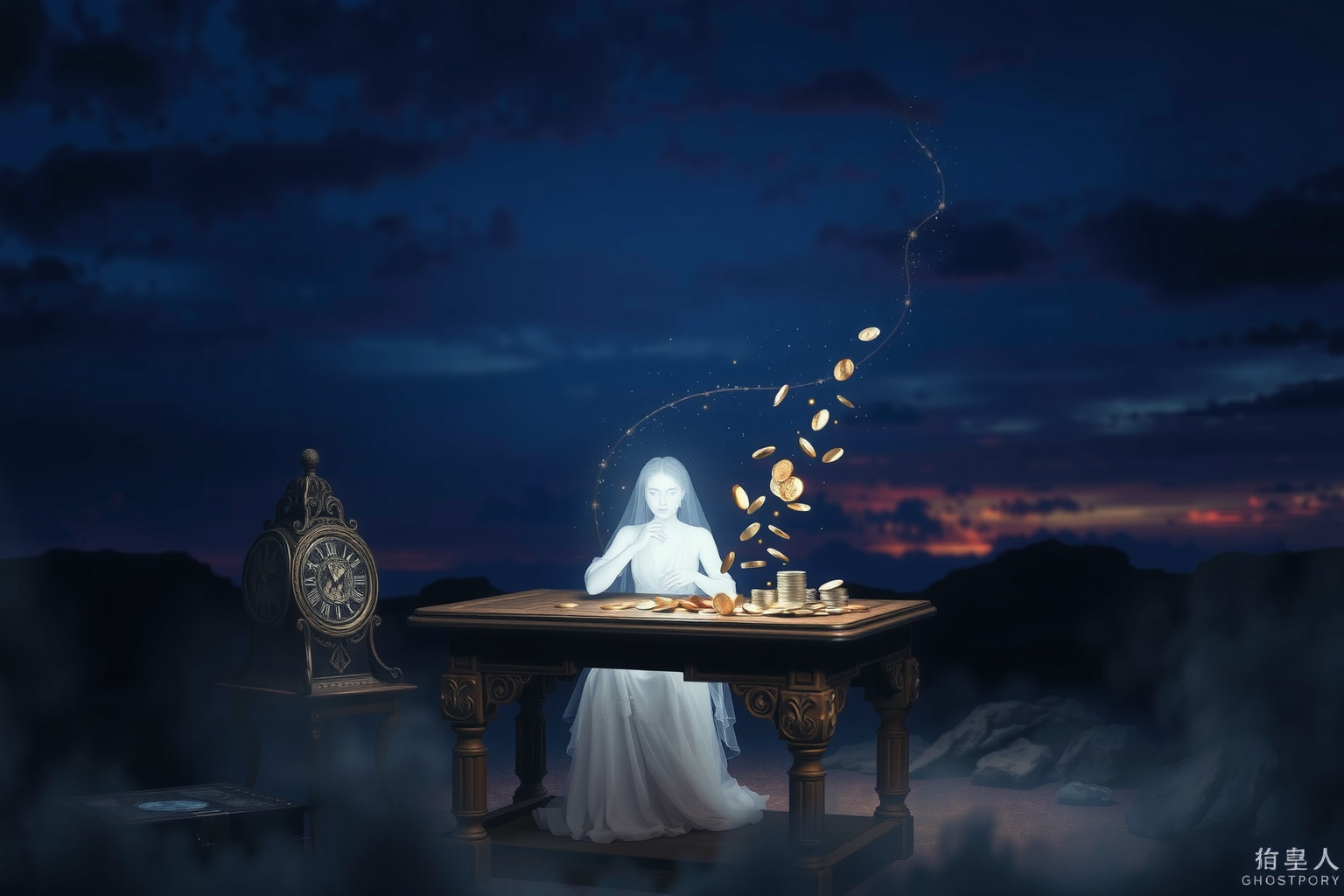 Sognare un tesoriere che conta soldi simboleggia sicurezza finanziaria imminente.