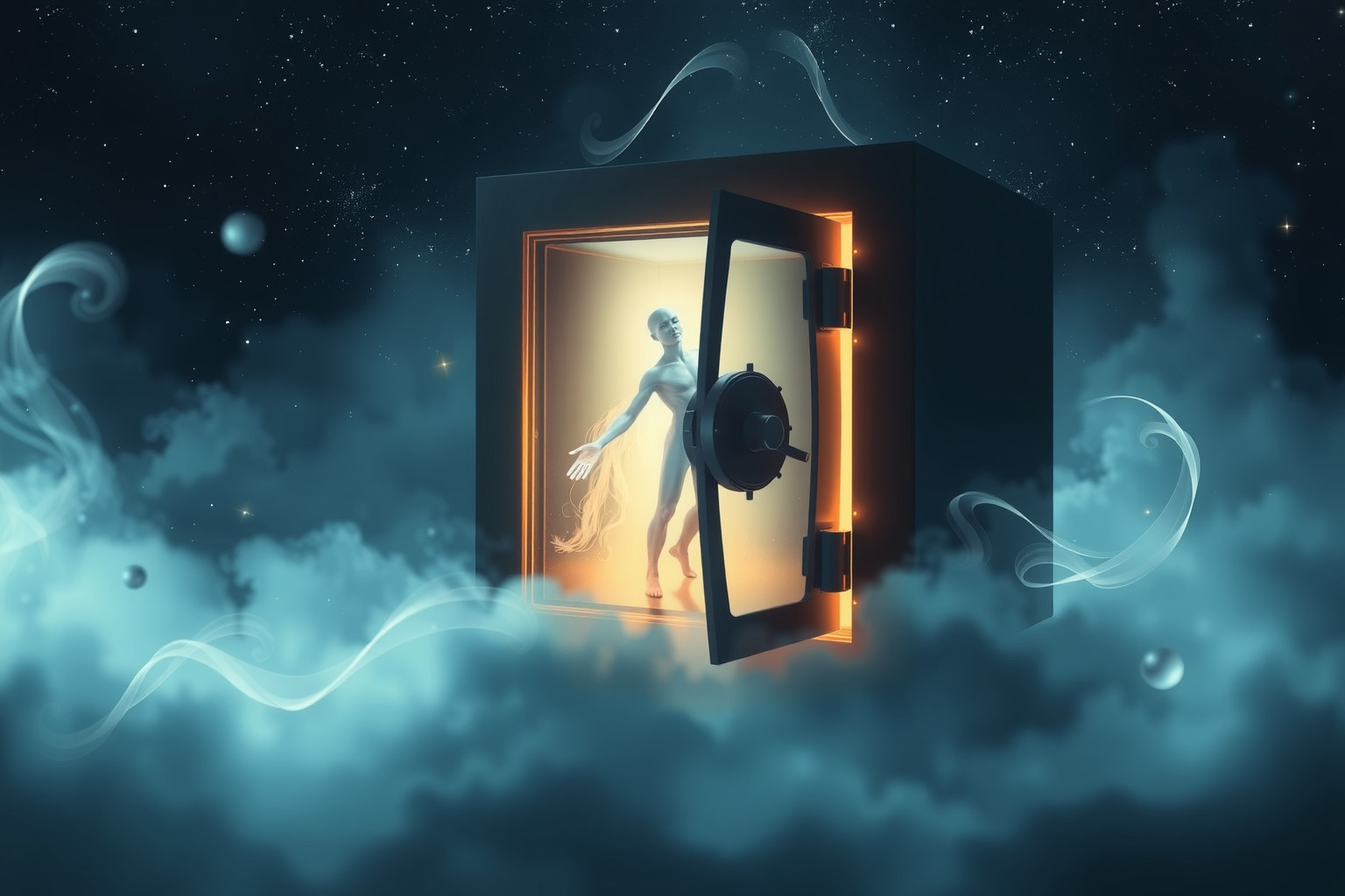 Sognare un tesoriere in cassaforte simboleggia sicurezza e segreti nascosti.