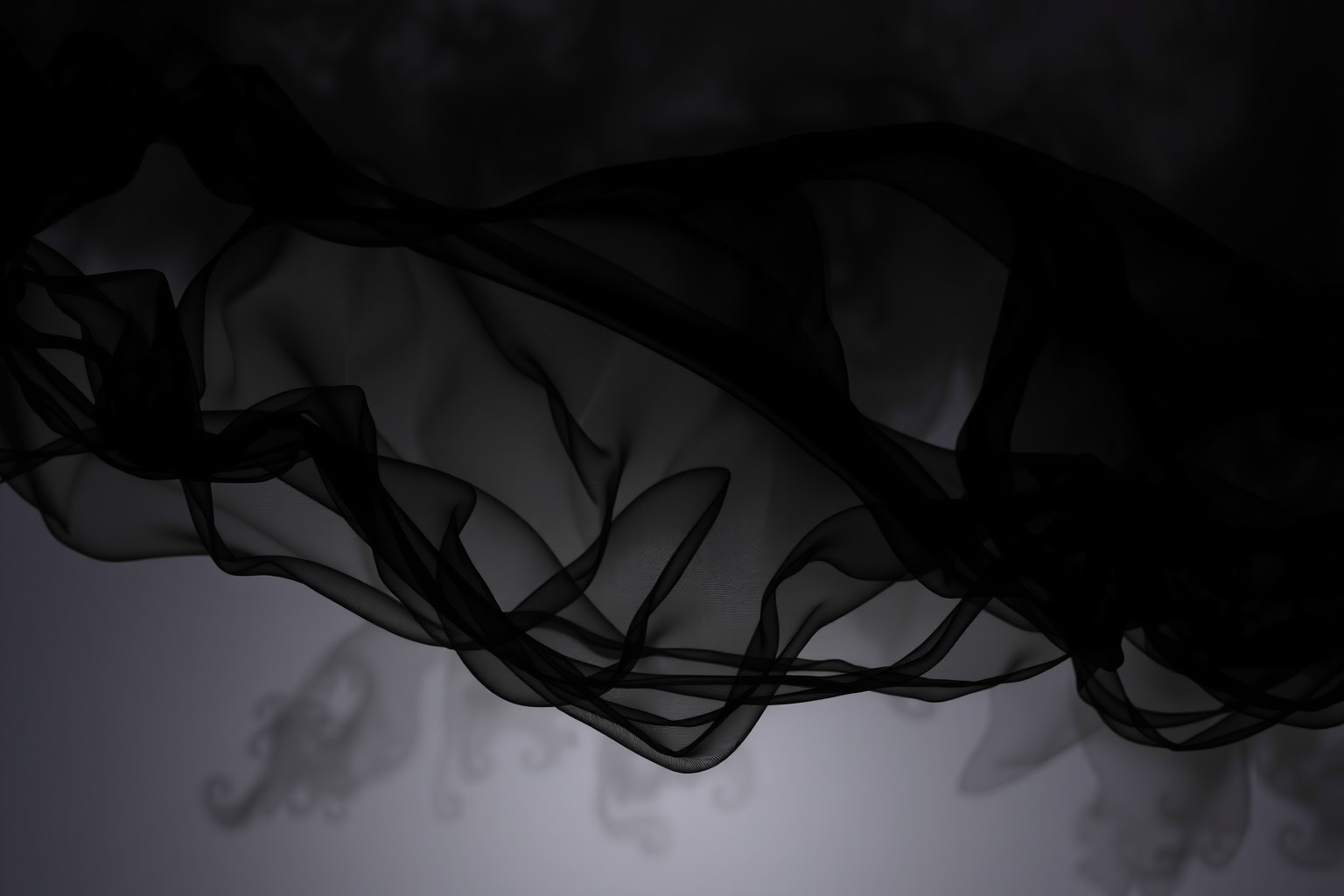 Sognare tessuto nero simboleggia lutto, mistero e rinascita interiore.