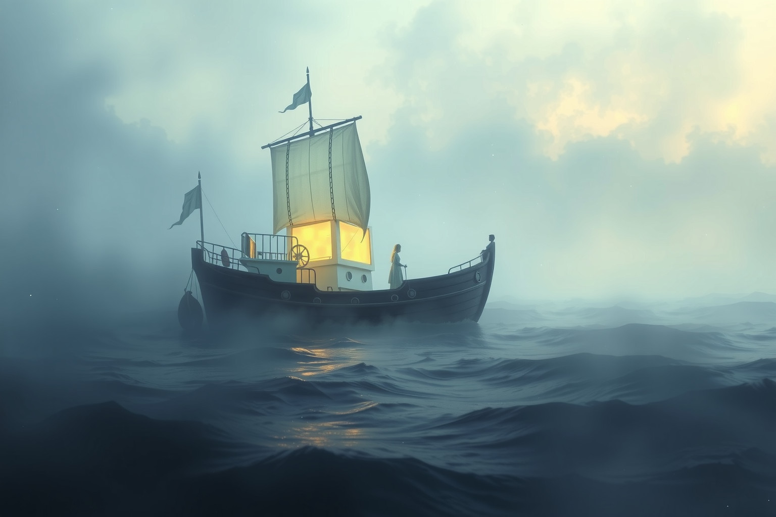 Sognare un timoniere verso naufragio simboleggia scelte pericolose imminenti.