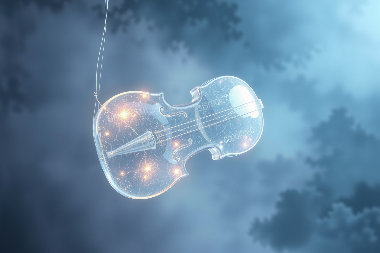 Sognare un violoncello di vetro riflette fragilità emotiva profonda.