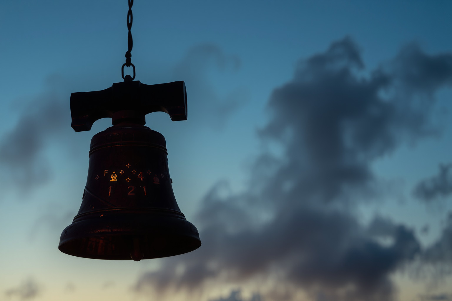 Sognare una campana funebre arrugginita simboleggia vecchie paure riaffioranti.