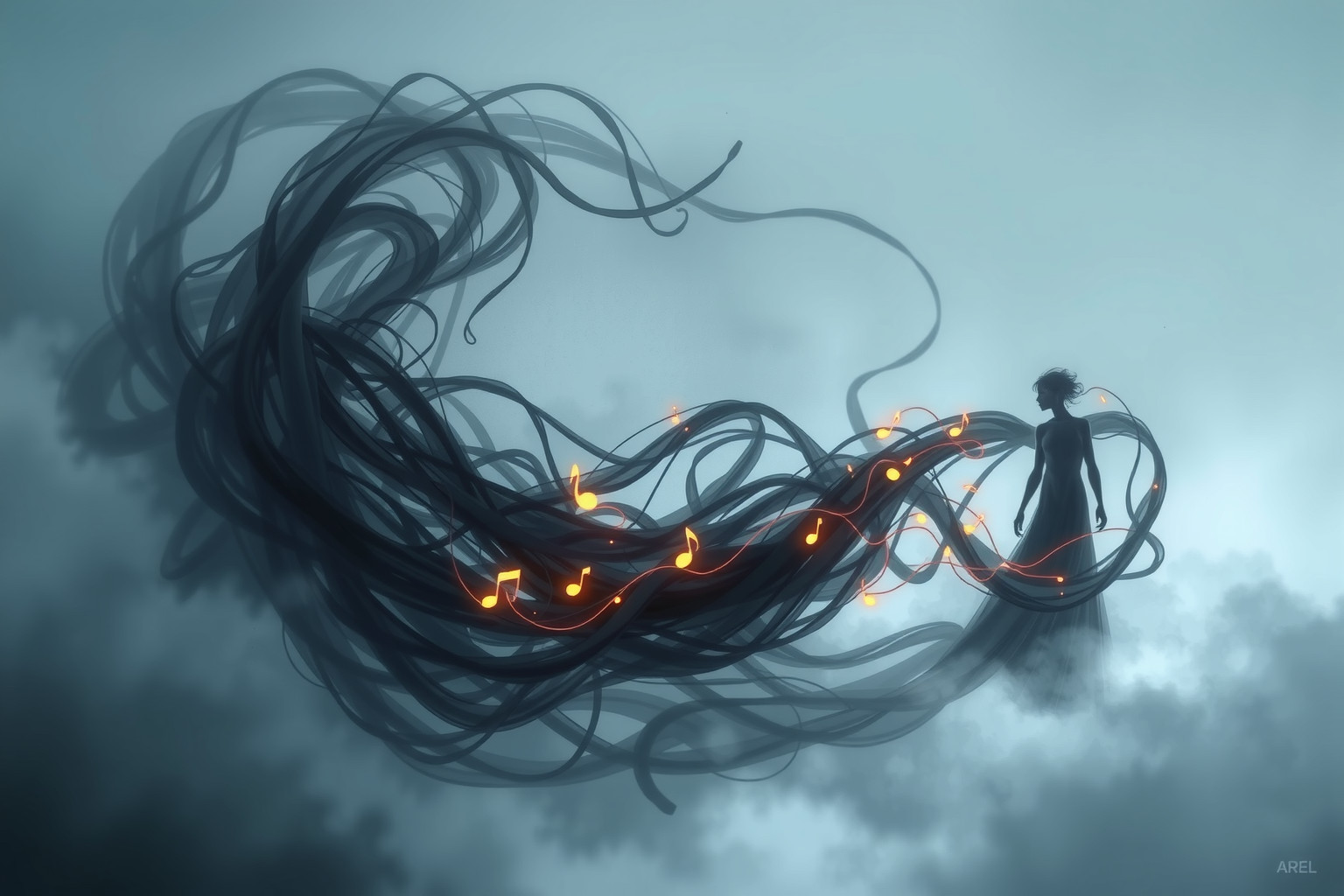 Sognare canzoni stressanti riflette ansia e tensioni interiori.