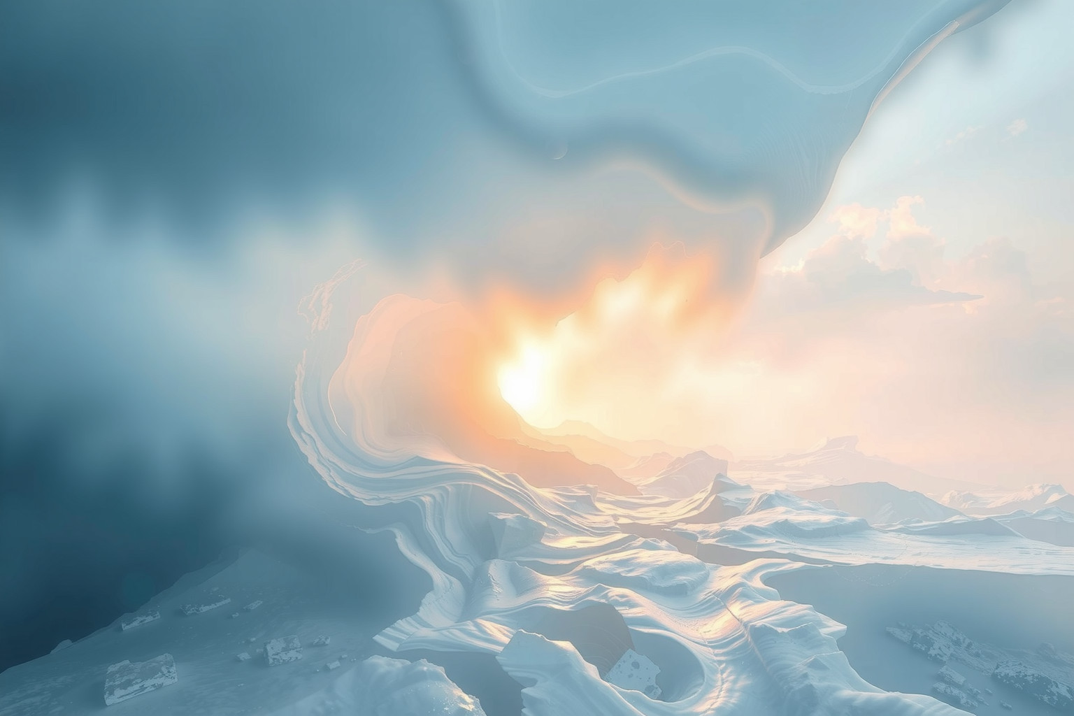 Sognare una fenditura calda indica cambiamenti emotivi imminenti.