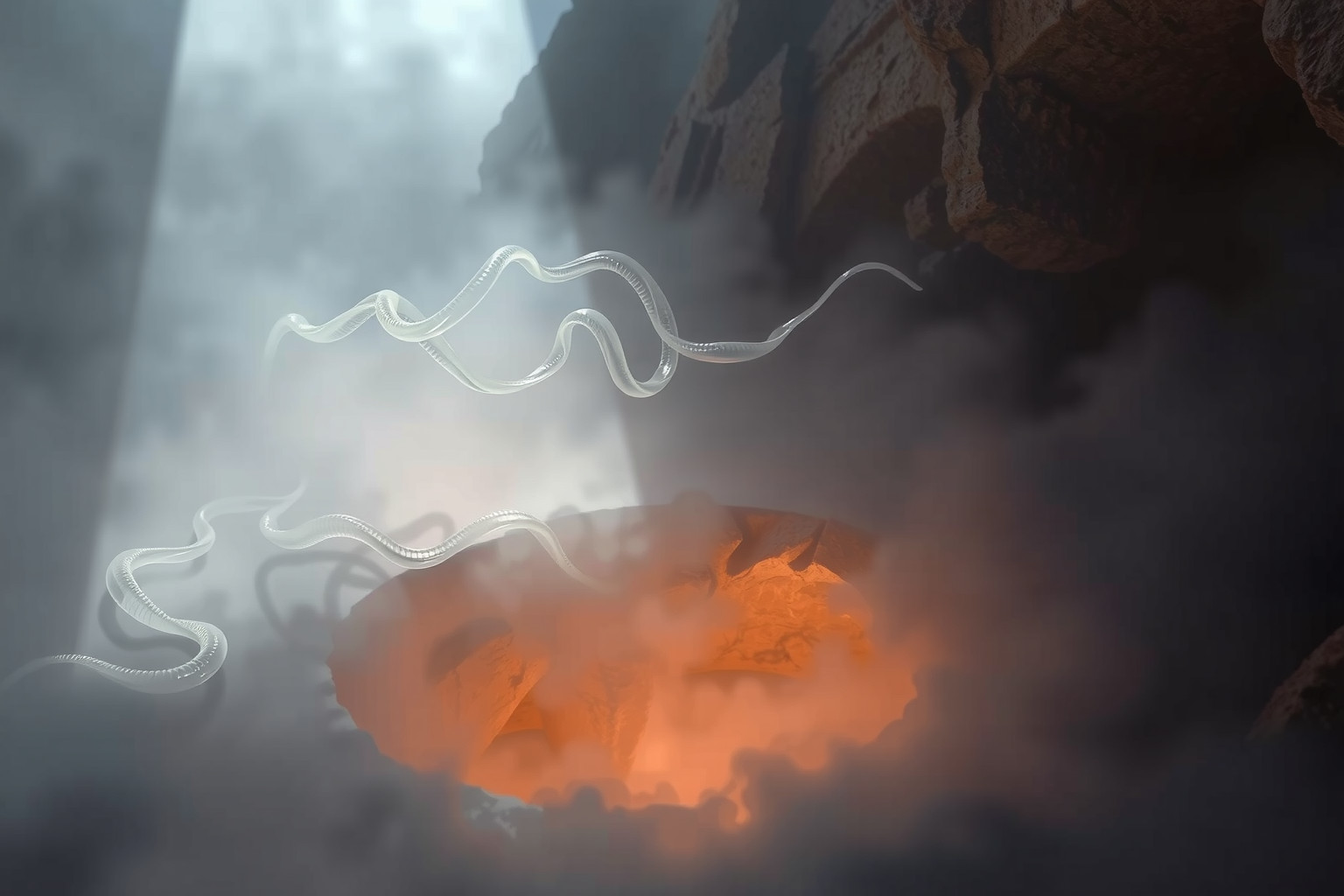 Sognare vermi in fossa indica trasformazione e purificazione interiore profonda.