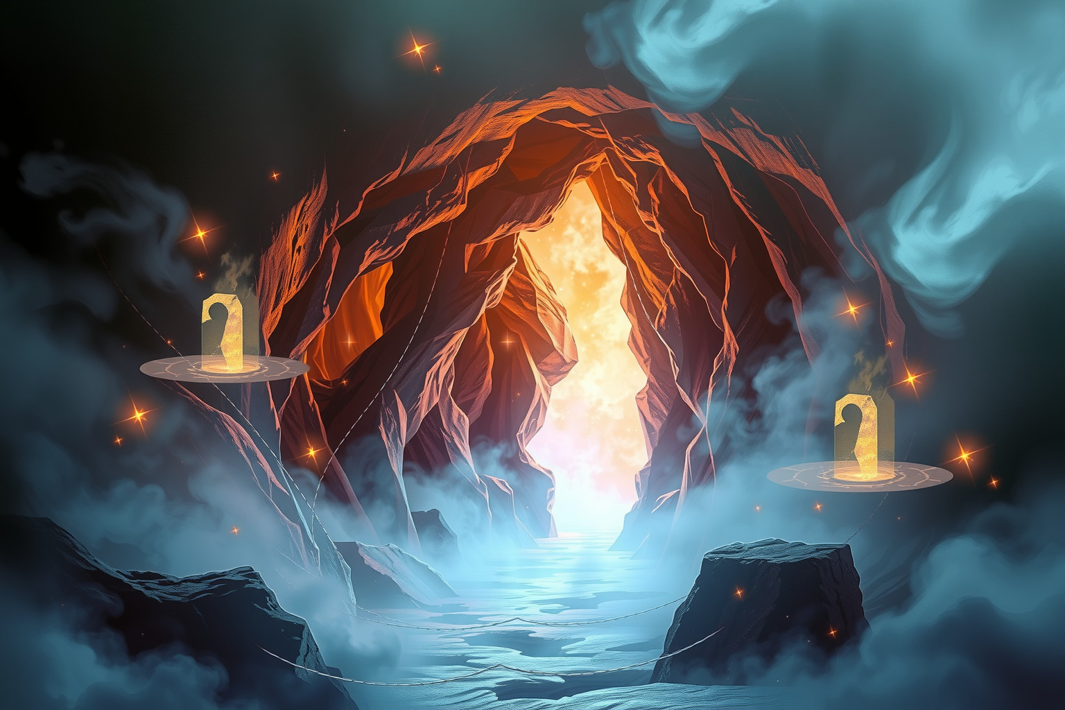 Sognare grotte nascoste simboleggia segreti interiori e scoperte profonde.